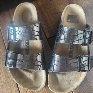 Birkenstock Arizona Animal Print.  Size 38.